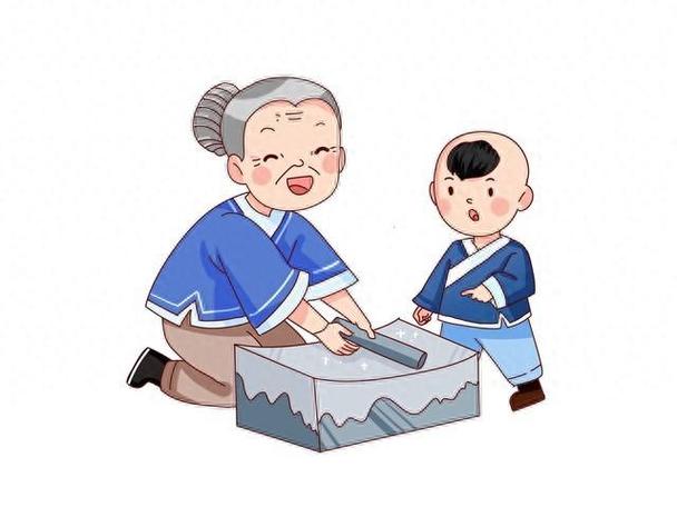 铁杵磨成针动画片