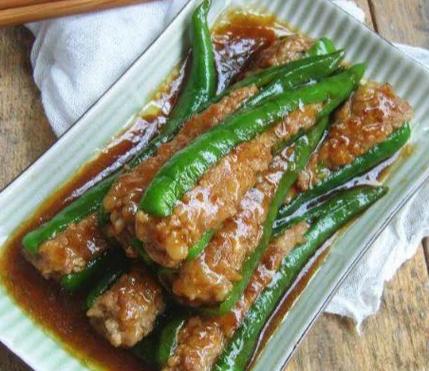 尖椒里放肉馅怎么做