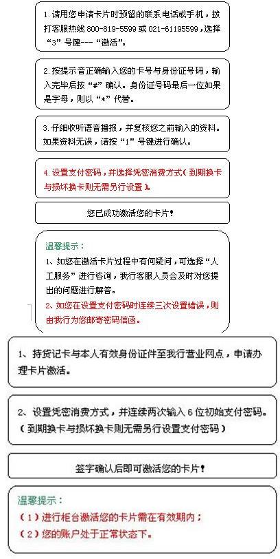 银行卡激活与不激活有什么区别