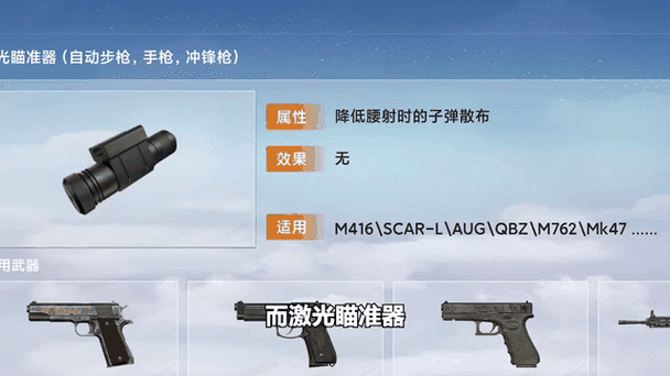 吃鸡武器装备大全