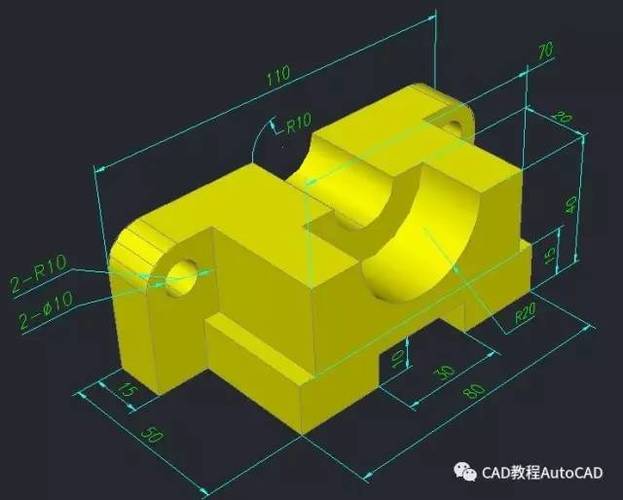 cad三维制图实例视频教程