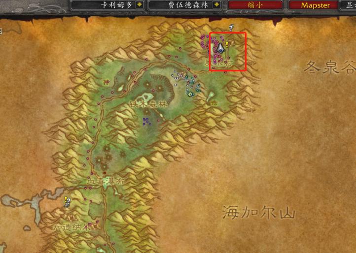 费伍德森林去冬泉谷