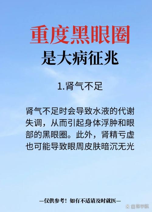 黑眼圈很严重是身体哪里出问题了