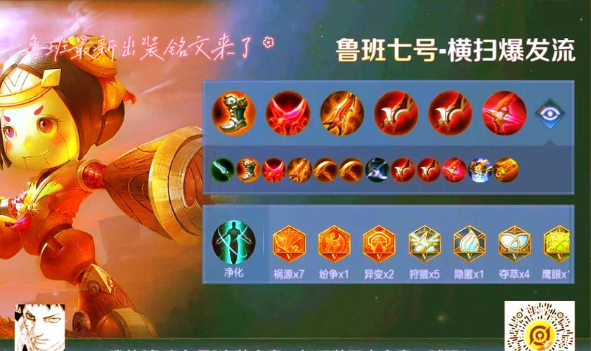 鲁班出装铭文图标