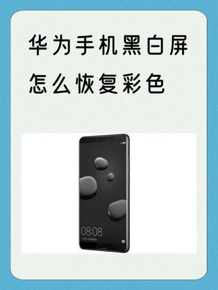 华为手机为什么黑白屏怎么办图标