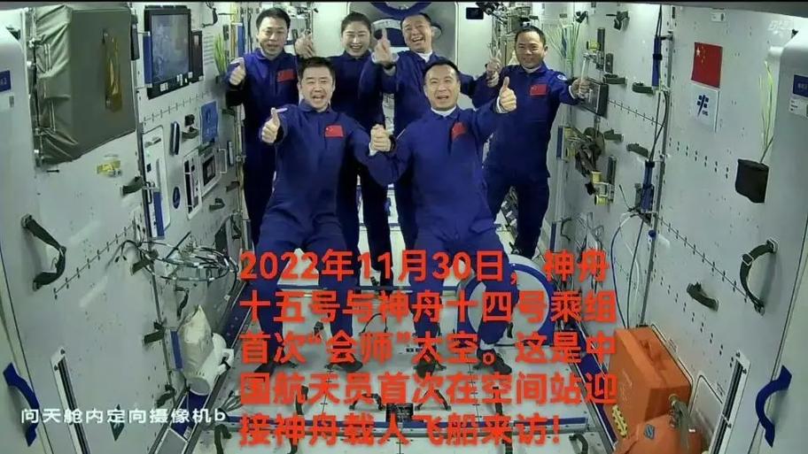中国航天员第8次太空会师
