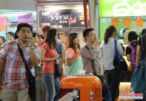 香港街头哪里可以抽烟