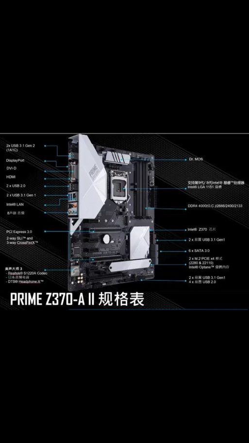 华硕z370-a主板详解图图标