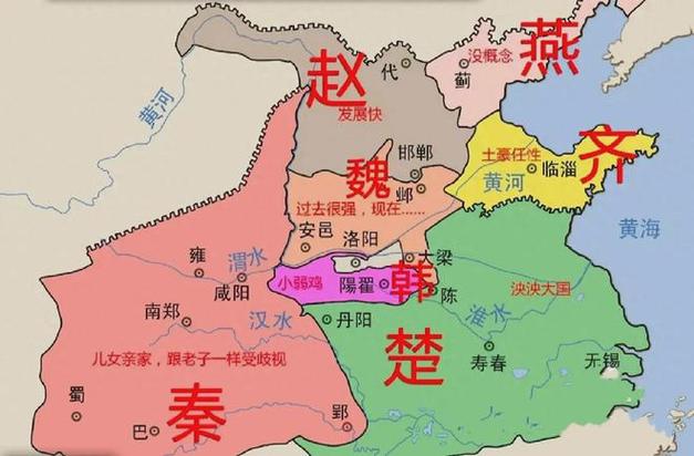 战国七雄正确顺序