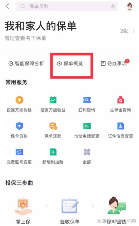保险单查询入口