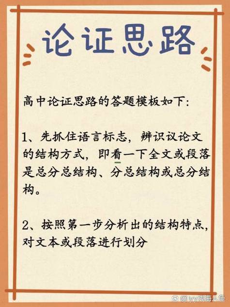 论证思路的答题方式