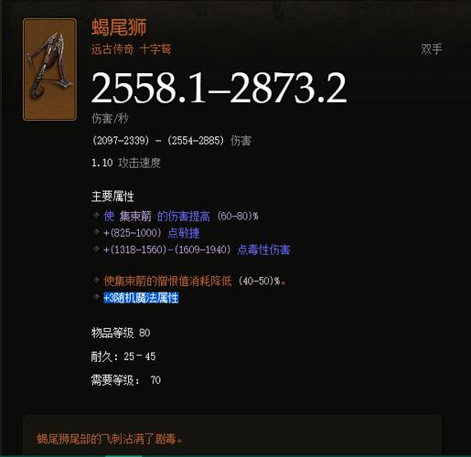 暗黑三蝎尾狮弩哪里出
