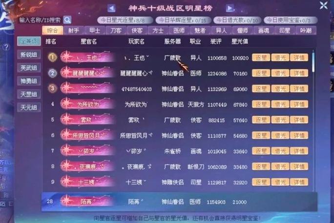 倩女幽魂十大土豪玩家充了多少钱