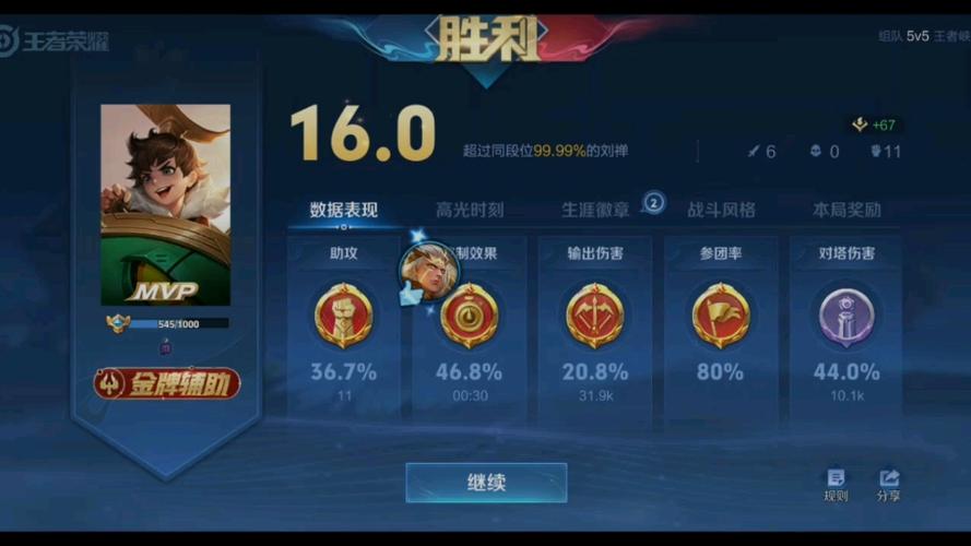王者答题满分成就