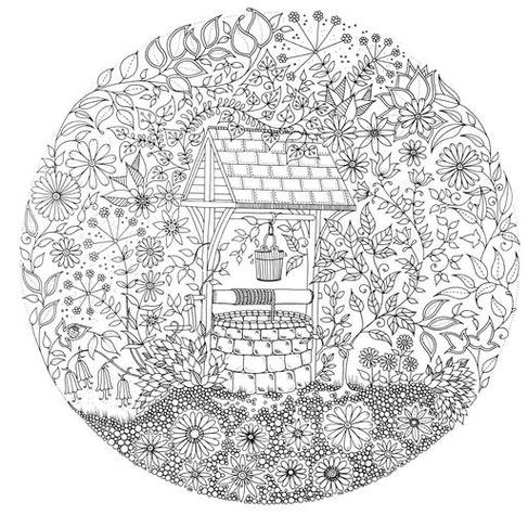秘密花园涂色