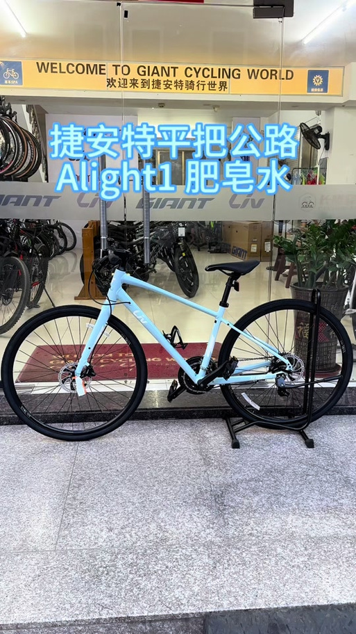 捷安特平把公路自行车