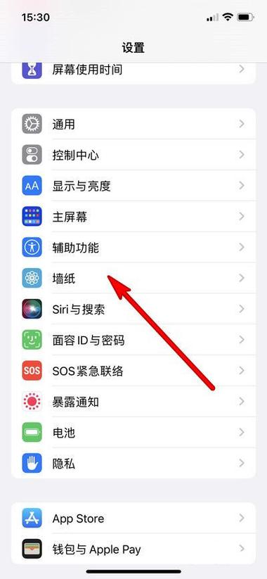 苹果如何设置壁纸
