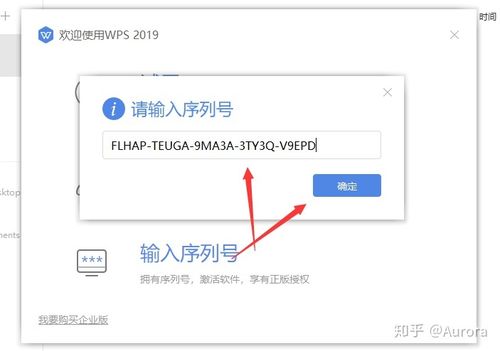 如何输入wps序列号