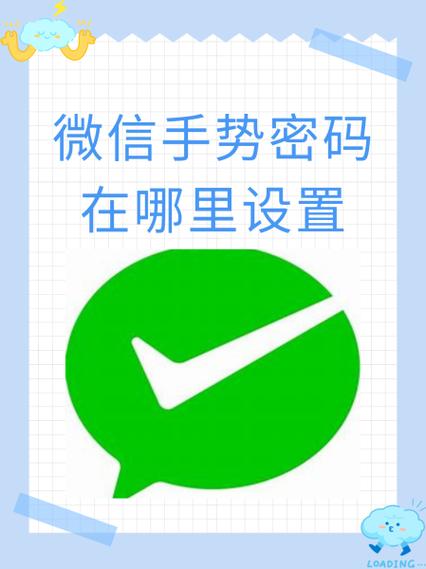微信设置手势密码的注意事项图标