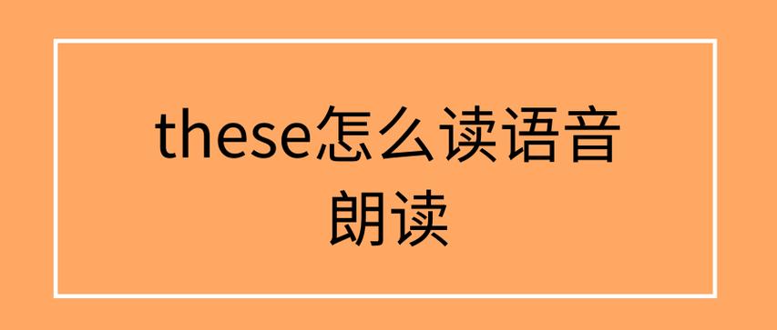 these怎么读(标准)