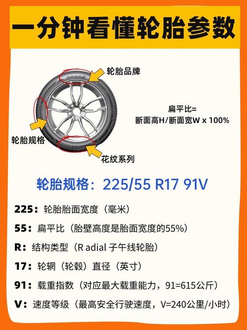 轮胎上的参数图解