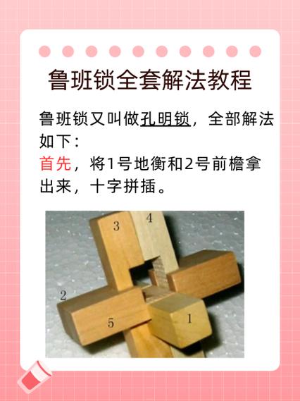 鲁班锁全套解法图解