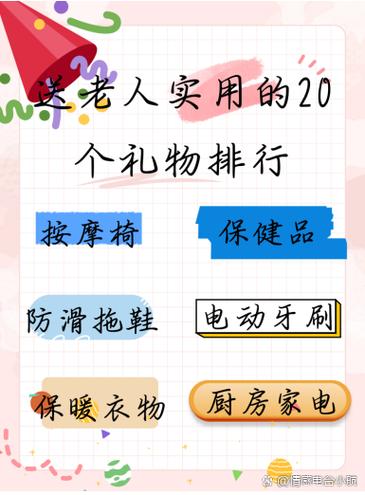送老人礼物有什么忌讳