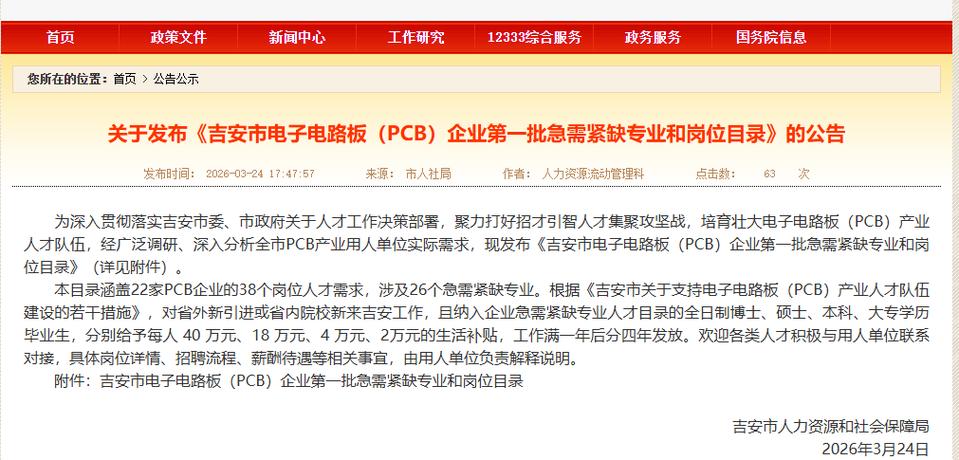 吉安市人才网最新招聘