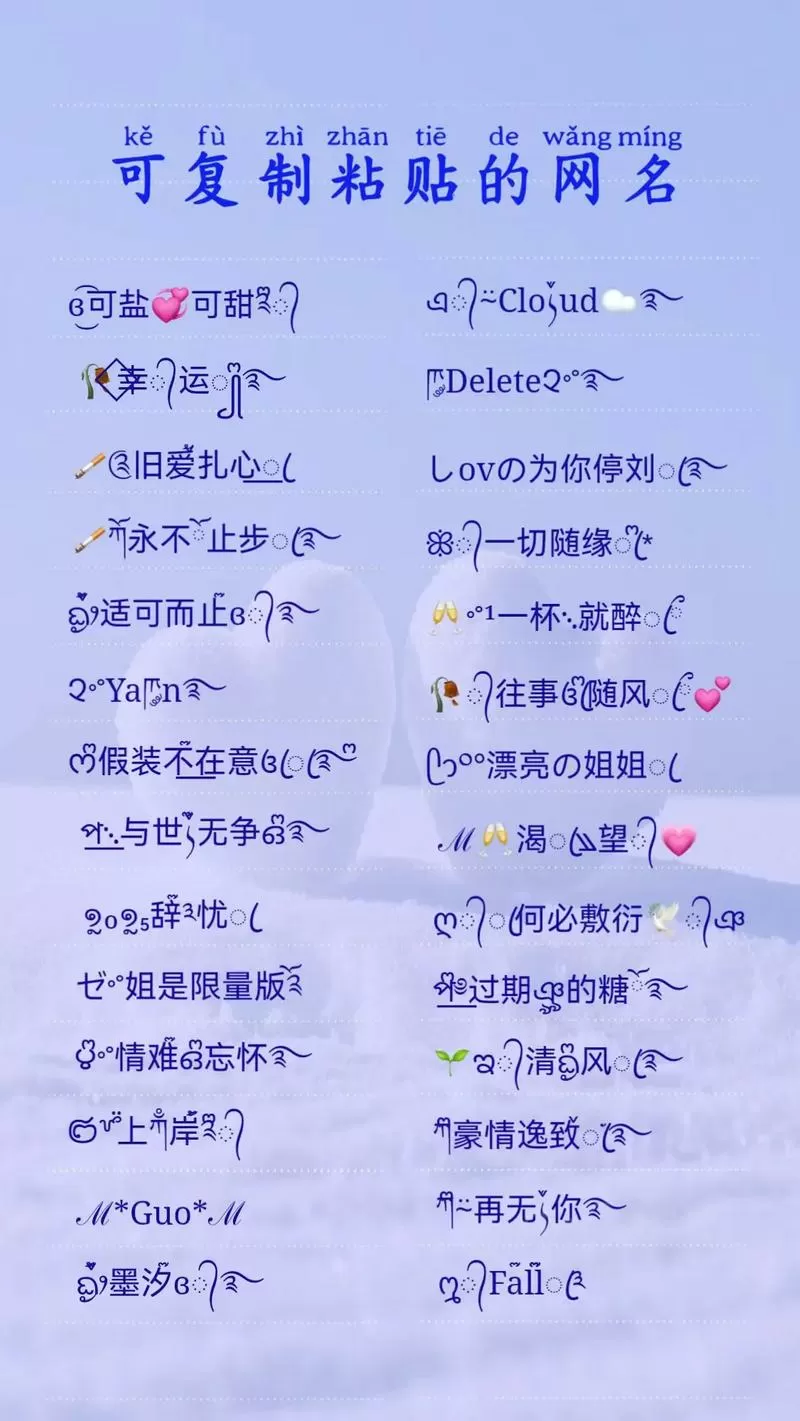 by77718最新网名